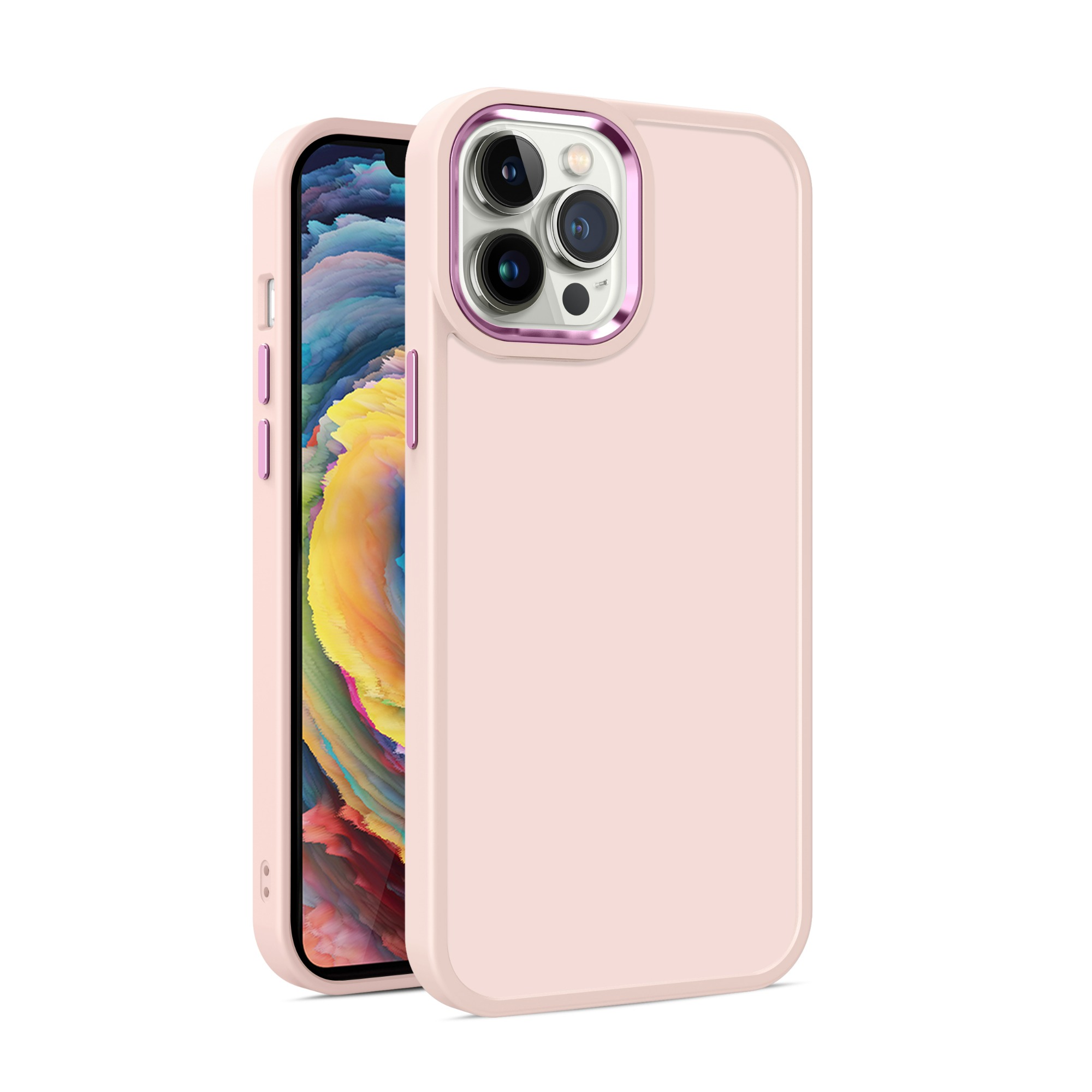 金盾肤感实色系列手机壳 轻薄柔滑、防震防摔