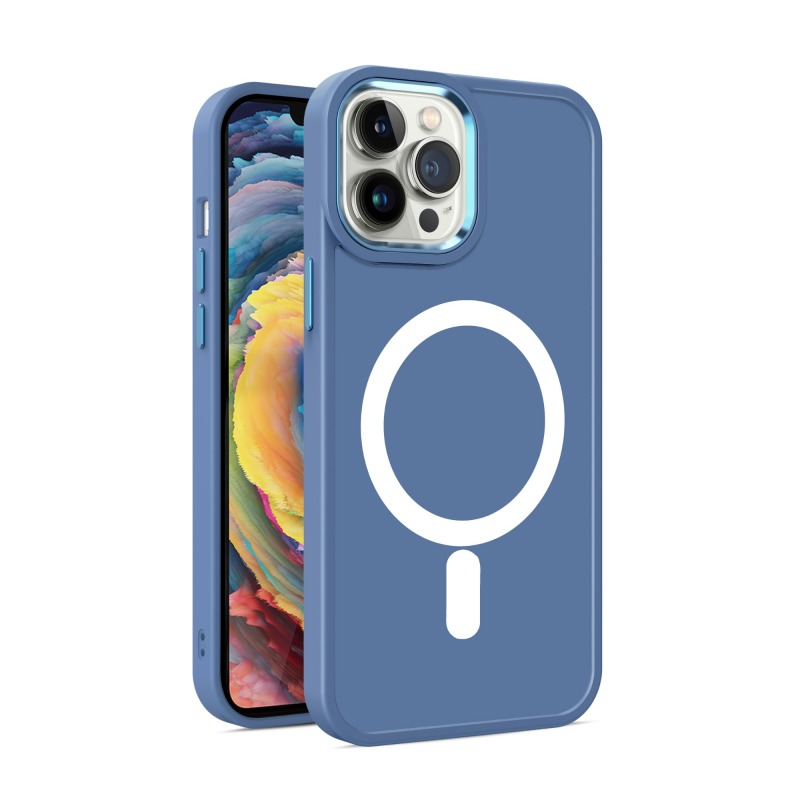 金盾肤感实色磁吸系列手机壳，轻薄柔滑、防震防摔