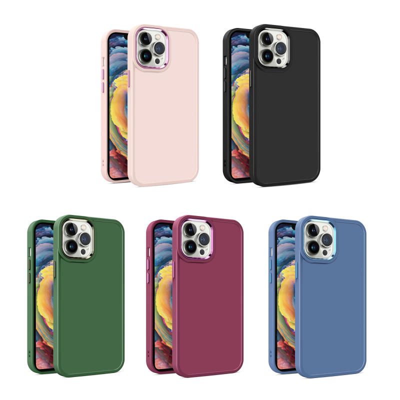 金盾肤感实色系列手机壳 轻薄柔滑、防震防摔