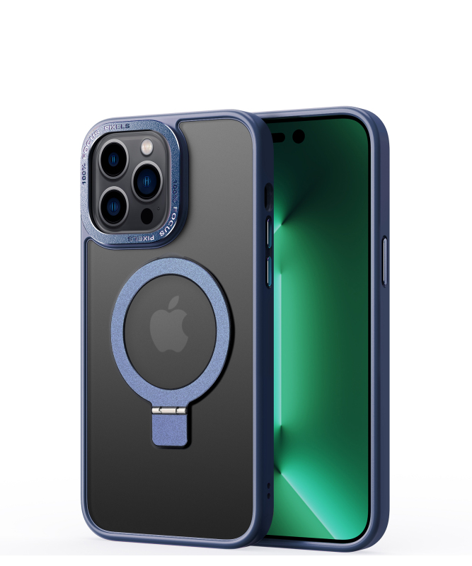 Funda Magnética Skin con Soporte de la Serie Regal, Soporte Bidireccional, Fina, Antigolpes