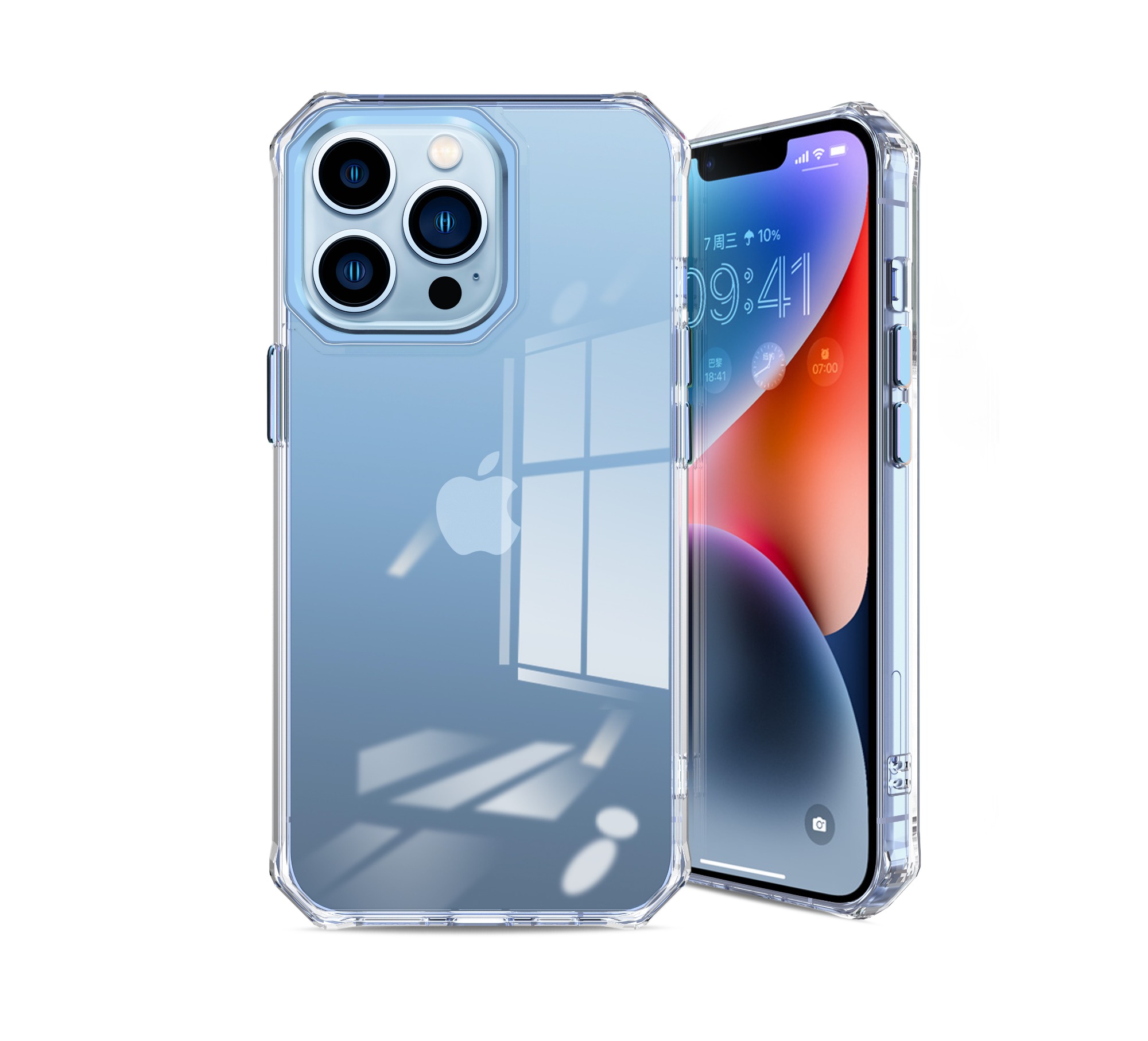 Funda Ultra Transparente de la Serie Shield,Fina, Transparente y Antigolpes