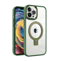 Funda Magnética Ultra Transparente con Soporte de la Serie Armor, Soporte Bidireccional, Fina, Antigolpes