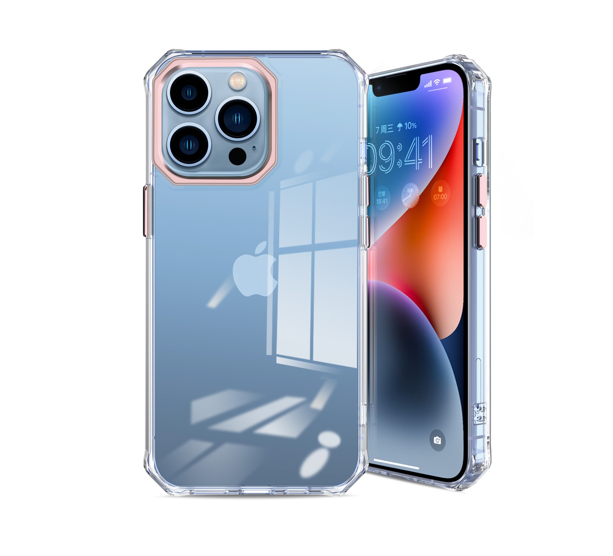 Funda Ultra Transparente de la Serie Shield,Fina, Transparente y Antigolpes