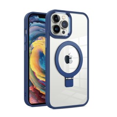 Funda Magnética Ultra Transparente con Soporte de la Serie Armor, Soporte Bidireccional, Fina, Antigolpes