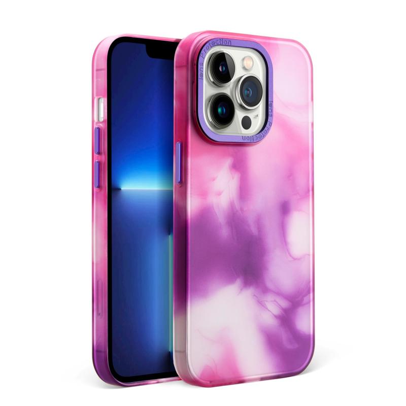 PC水贴肤感手机壳，大理石图案，轻薄时尚、触感柔滑