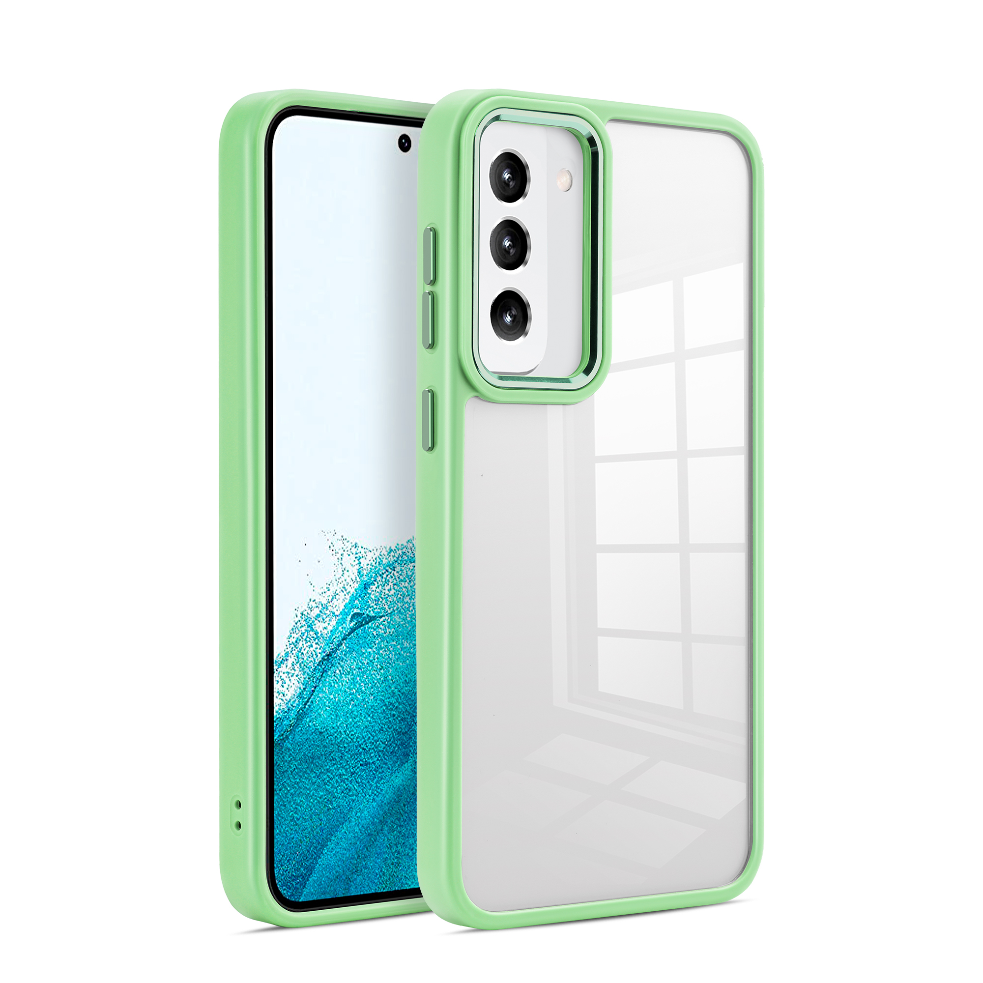 Galaxy S23 Plus/Galaxy S23 Armor Clear Series Hybrid Case, Sleek and Shockproof