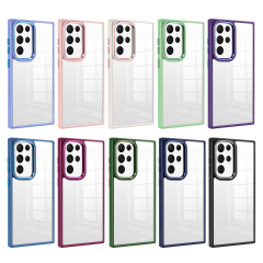 Samsung Galaxy S23 Ultra Funda Ultra Transparente de la Serie Armor, Fina, moda y Antigolpes