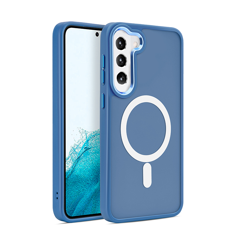 Samsung Galaxy S23 Funda Magnética Skin de la Serie Armor, Suave, Fina y Antigolpes