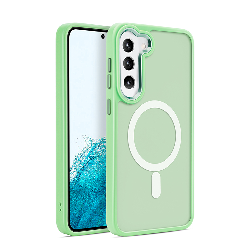 Samsung Galaxy S23 Funda Magnética Skin de la Serie Armor, Suave, Fina y Antigolpes