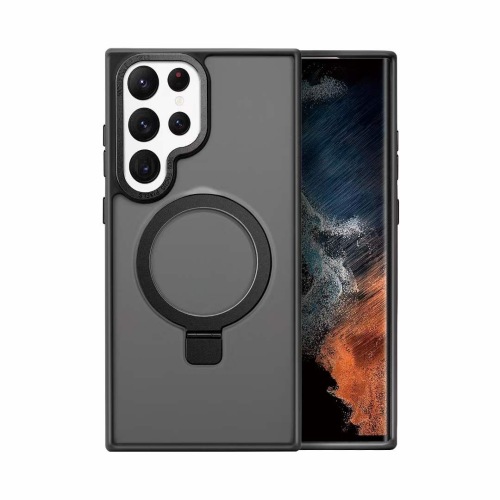 Samsung Galaxy Funda Magnética Skin con Soporte de la Serie Regal, Soporte Bidireccional, Fina, Antigolpes