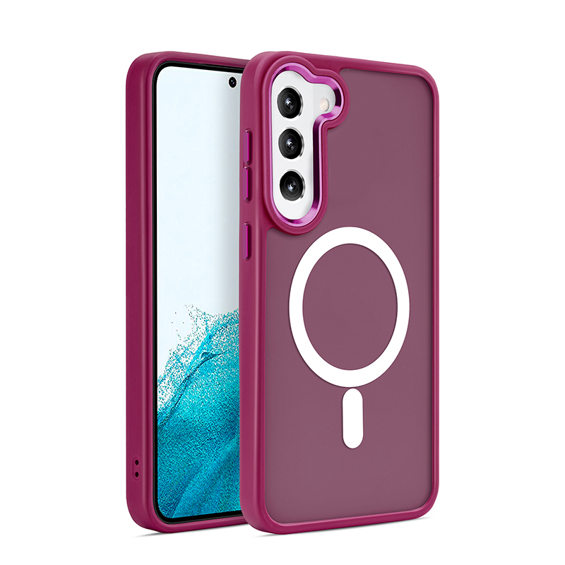 Samsung Galaxy S23 Funda Magnética Skin de la Serie Armor, Suave, Fina y Antigolpes