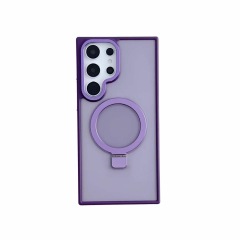 Samsung Galaxy Funda Magnética Skin con Soporte de la Serie Regal, Soporte Bidireccional, Fina, Antigolpes