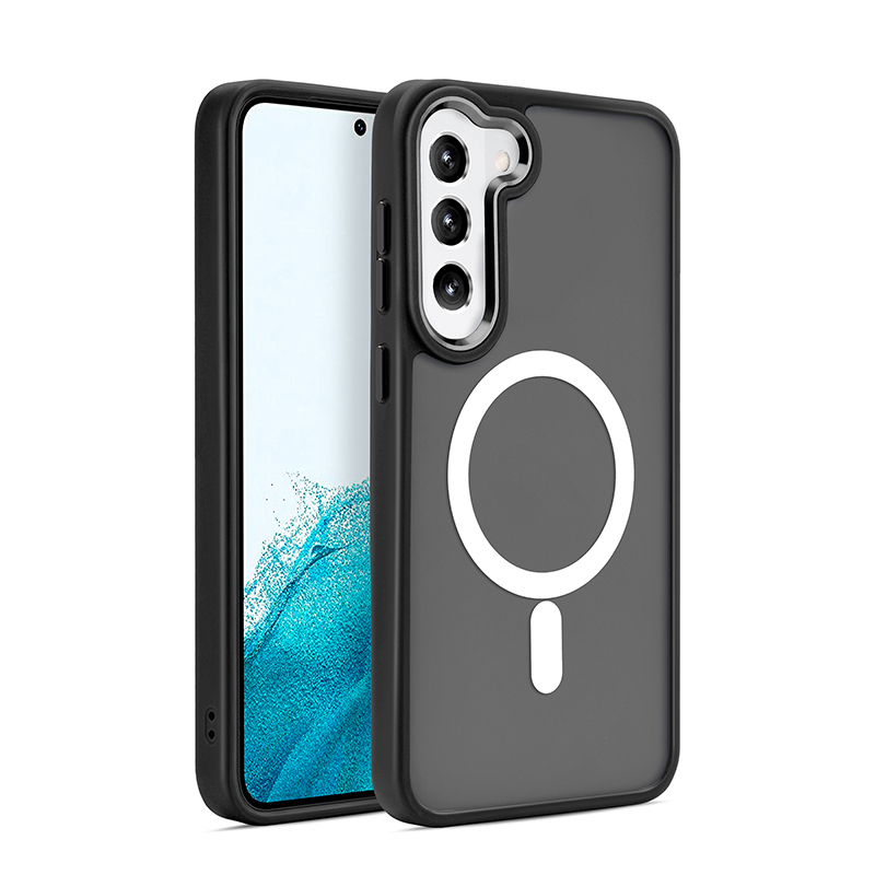 Samsung Galaxy S23 Funda Magnética Skin de la Serie Armor, Suave, Fina y Antigolpes