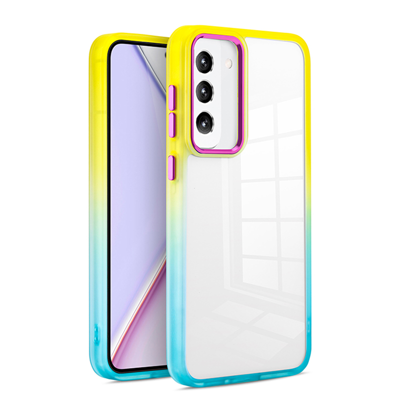 三星Galaxy S23 魅瞳渐变系列手机壳，轻薄透明、防震防摔