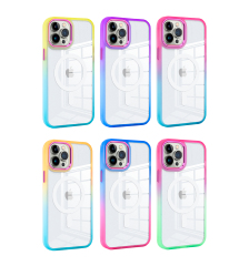 魅瞳渐变磁吸系列手机壳，轻薄透明、防震防摔