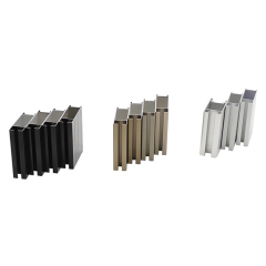 Aluminum profile with anodizing