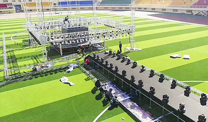 Quick-Build Music Festival Light Box Truss&Stage: