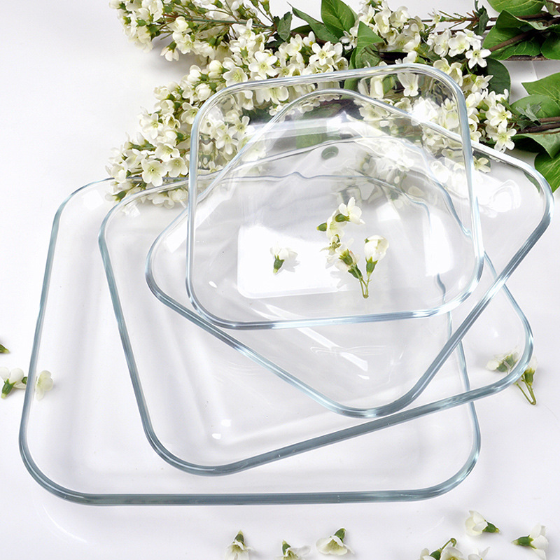 Round glass oven dish