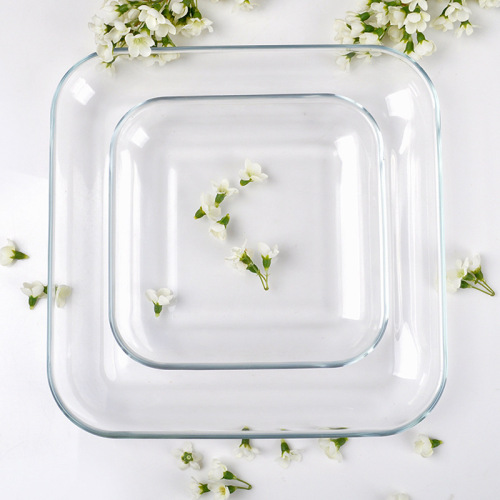 Round glass oven dish