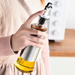 Glass cooking oil dispenser
