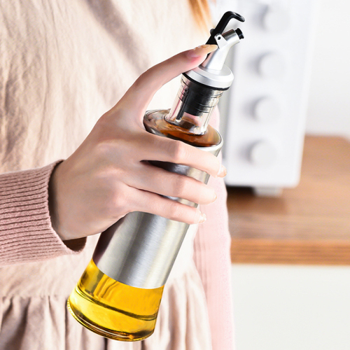 Glass cooking oil dispenser