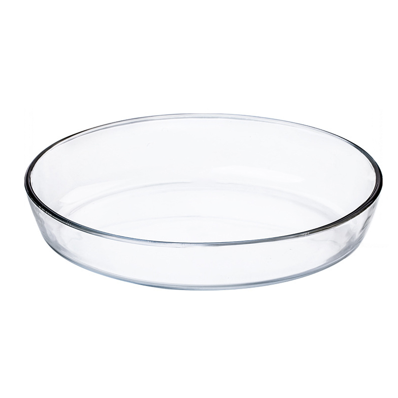 Oval glass baking dish for fish