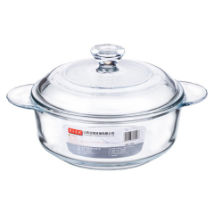 Glass roasting dish with lid