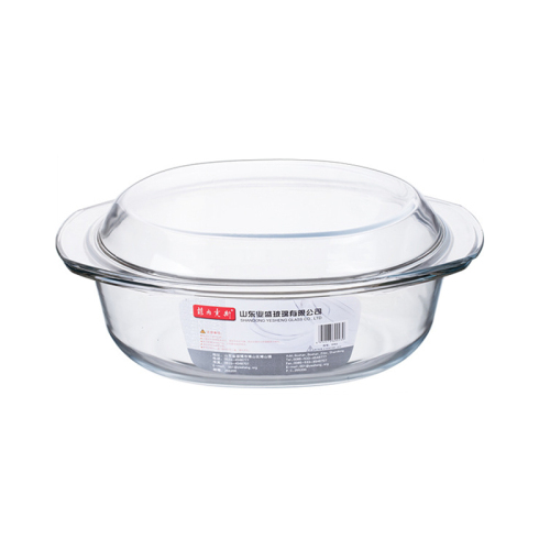 Oval anchor hocking baking dish with lid
