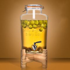 Wine glass jar with sealed lid