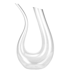 Modern glass wine decanter