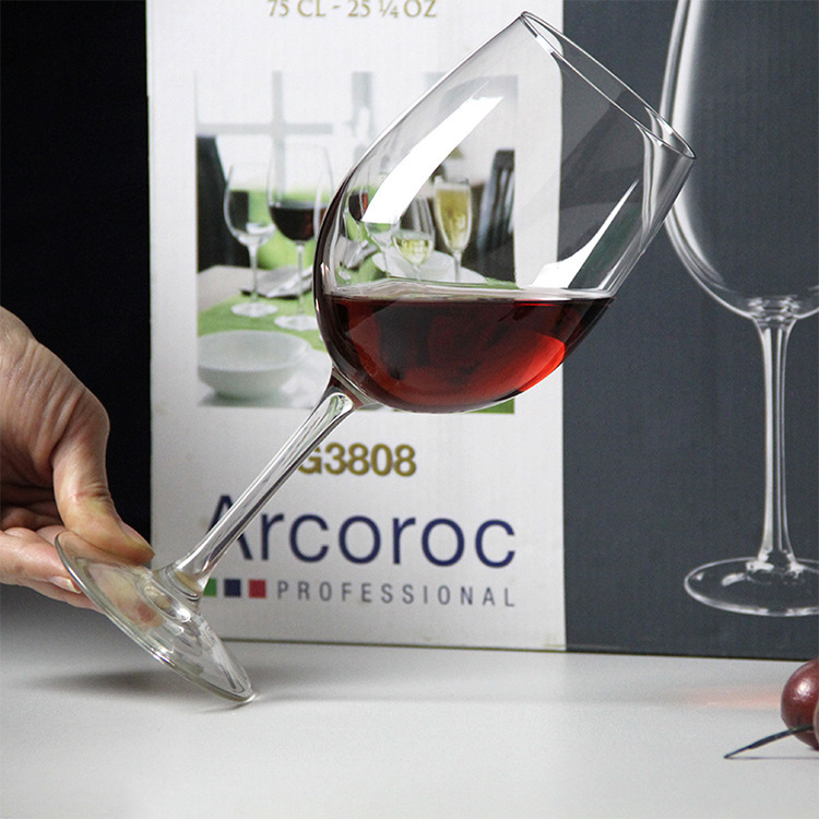 Luminarc red wine glasses