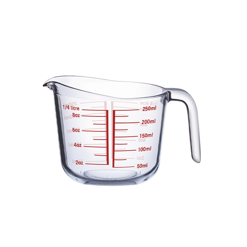 Borosilicate glass measuring cup