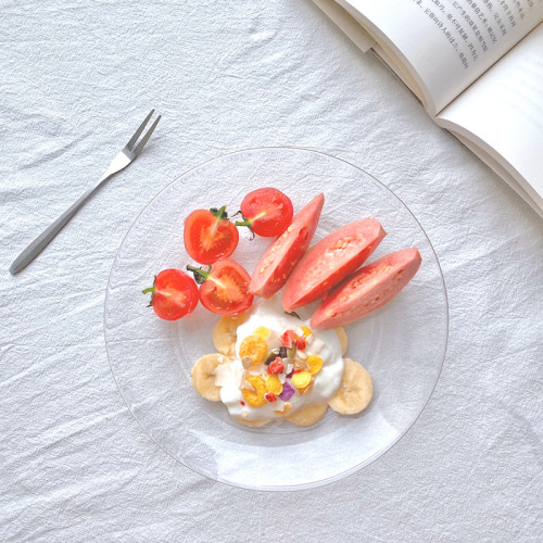 Tempered glass fruit plates