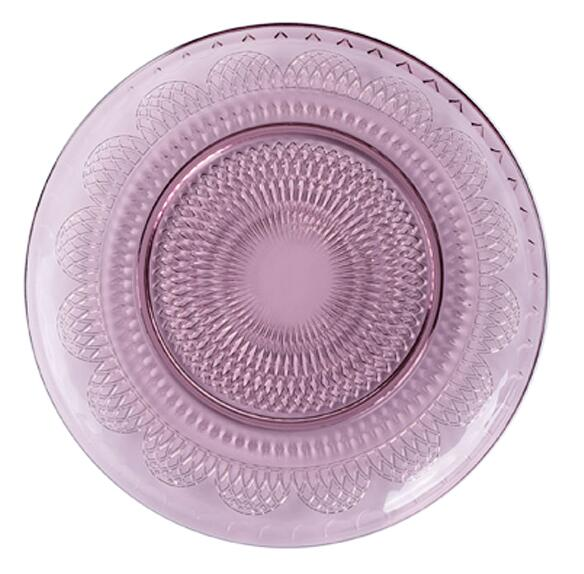 Depression glass serving platter