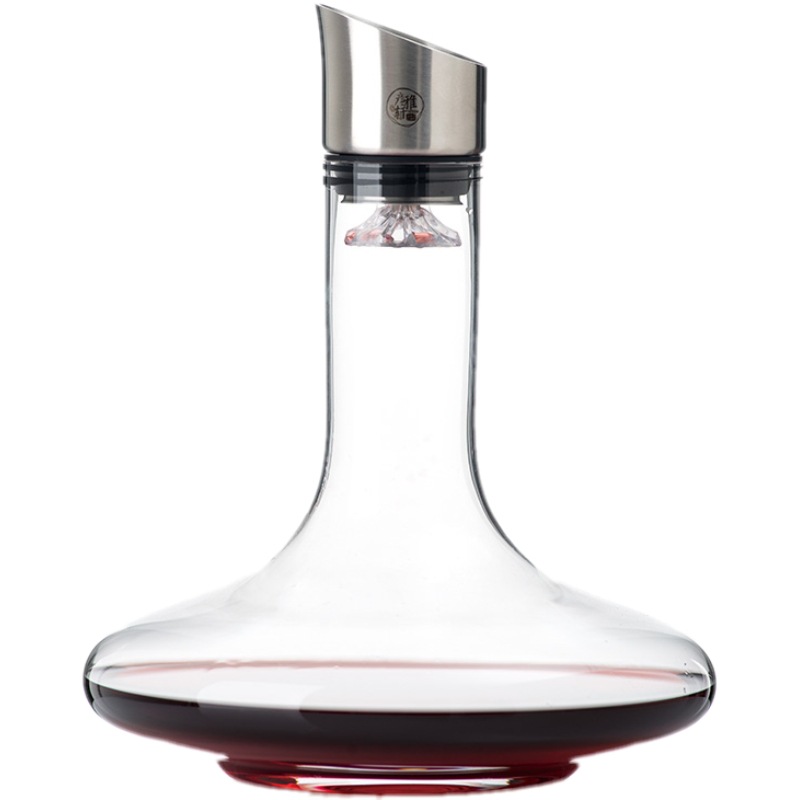 Glass decanter and glass set