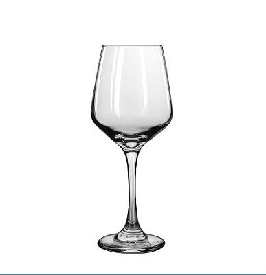 Libbey red wine goblet glasses