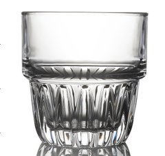 Glass clear coffee cups