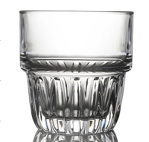 Glass clear coffee cups