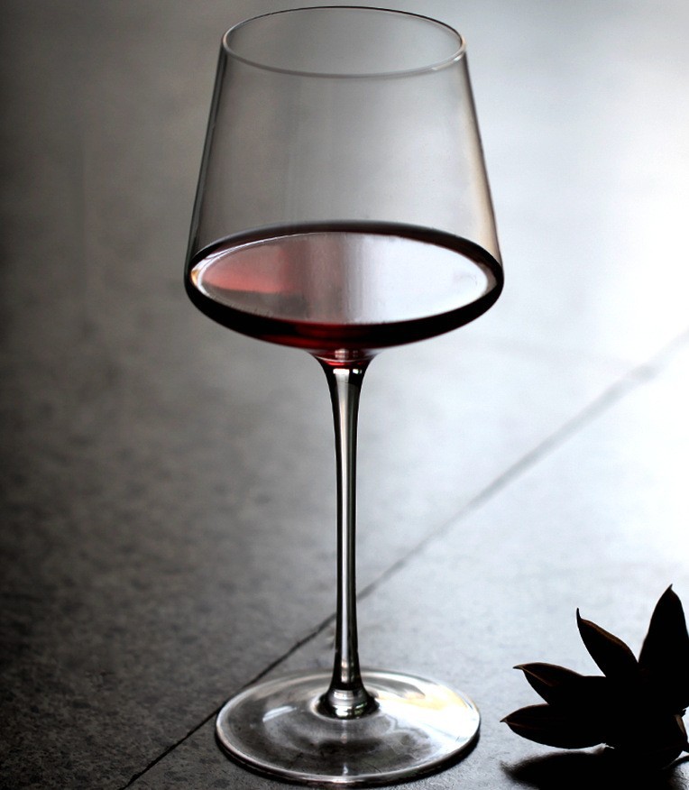 Large red wine glasses