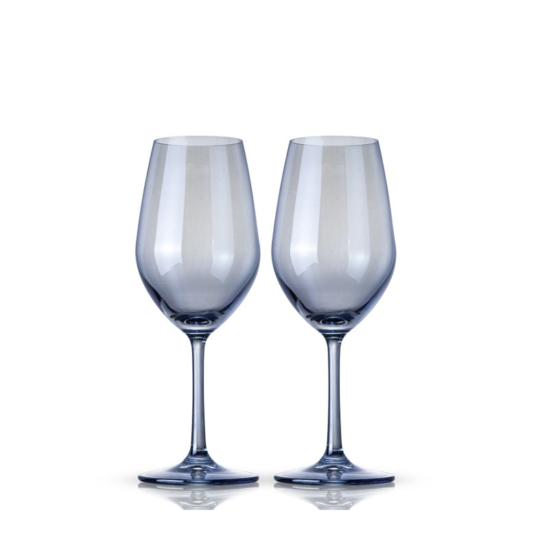 Electronplating modern red wine glasses