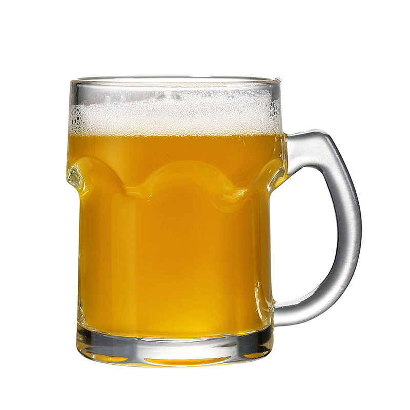 Clear beer glass