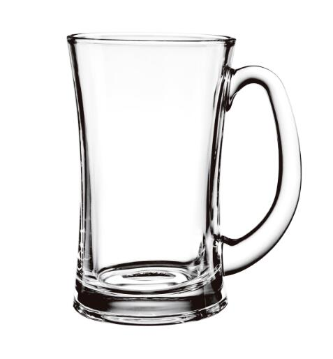 Clear big beer glass