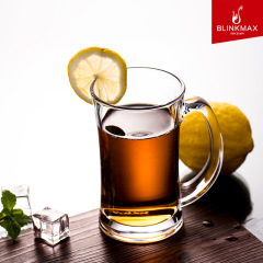 Clear big beer glass