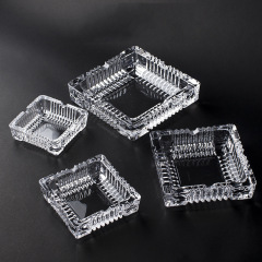 Clear glass ashtray bulk