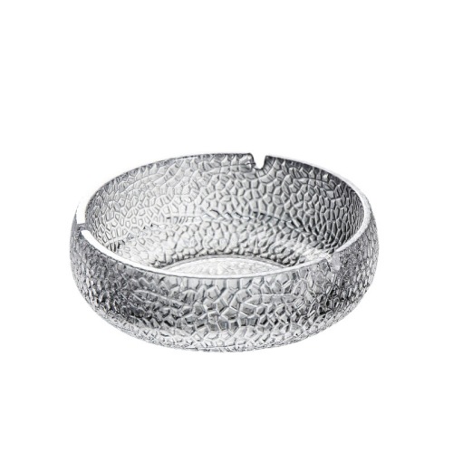 Small round glass ashtray