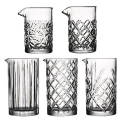 Glass cocktail shaker