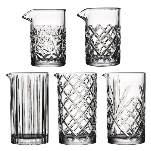 Glass cocktail shaker