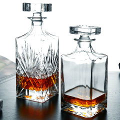 Personalized whiskey decanter set