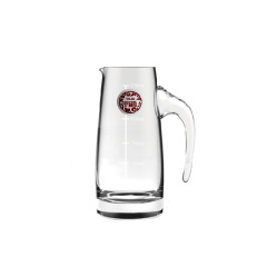 Glass wine measuring carafe