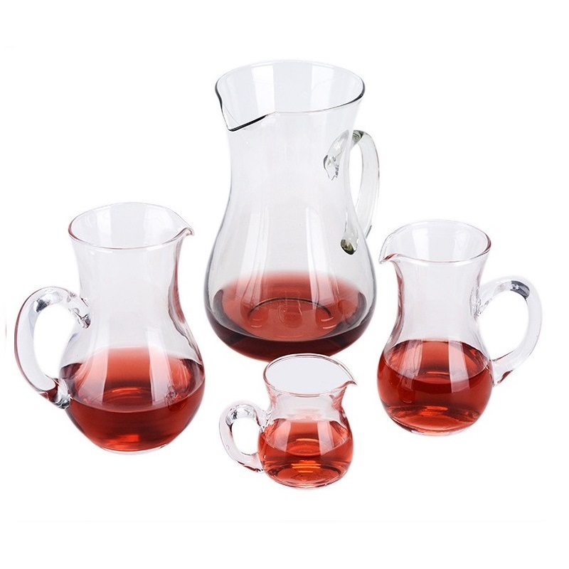 Glass wine jug for spirits
